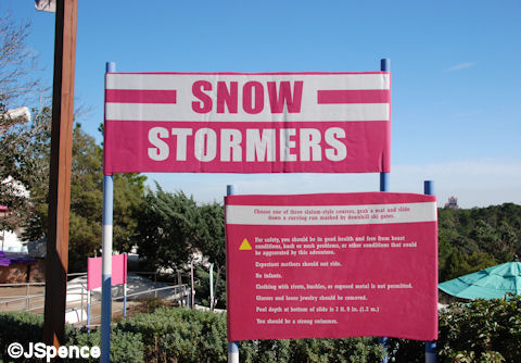 Snow Stormers Sign