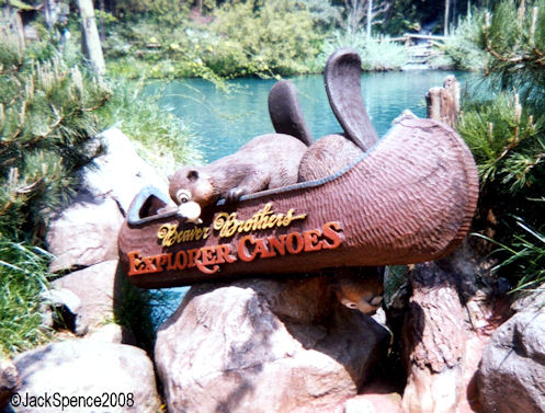 Beaver Brother's Explorer Canoes Tokyo Disneyland