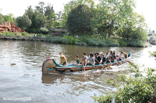 Beaver Brother's Explorer Canoes Tokyo Disneyland
