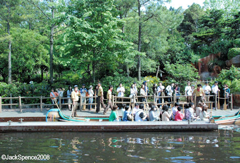 Beaver Brother's Explorer Canoes Tokyo Disneyland