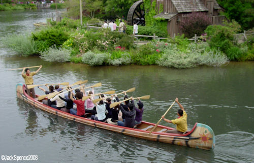 Beaver Brother's Explorer Canoes Tokyo Disneyland