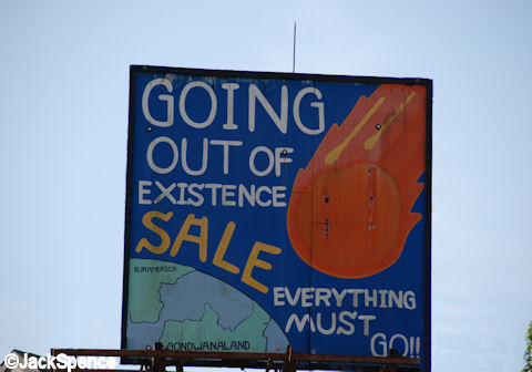 Going out of existence sale