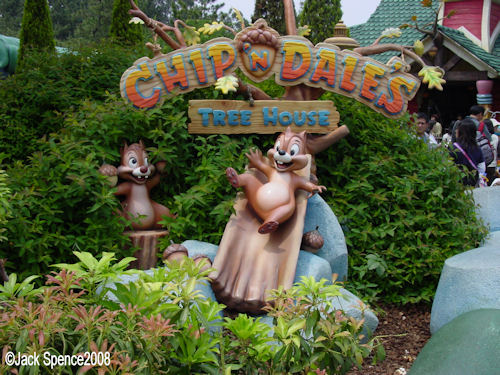 Chip 'n Dales Treehouse Tokyo Disneyland