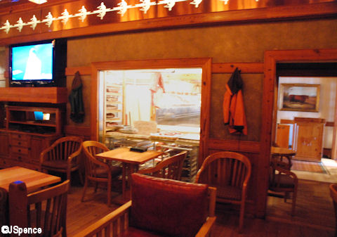 Window into Yachtsman Steakhouse