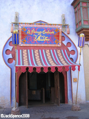 Le PassagÃ© Enchant' d' Aladdin Adventureland Disneyland Paris