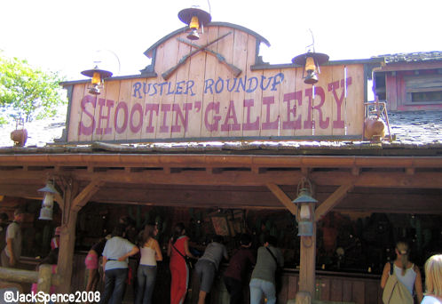 Disneyland Paris Frontierland Rustler Roundup Shootin' Gallery 