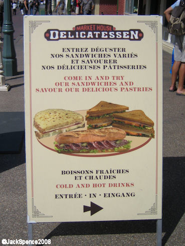 Disneyland Paris Main Street Market House Delicatessen