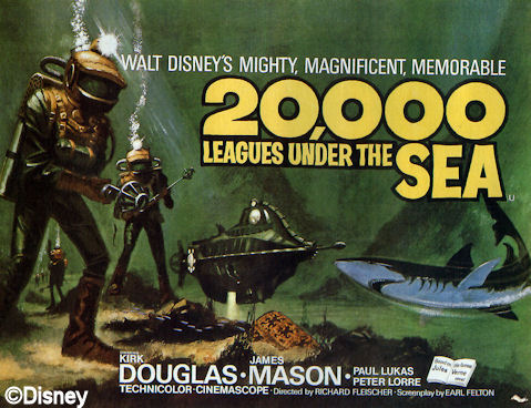 20,000 Leagues Under the Sea Movie Poster