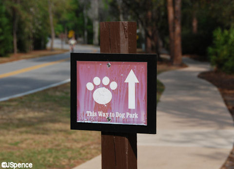Sign to Dog Park