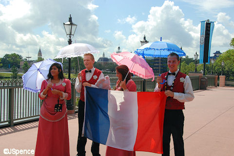 France Pavilion Cast Members