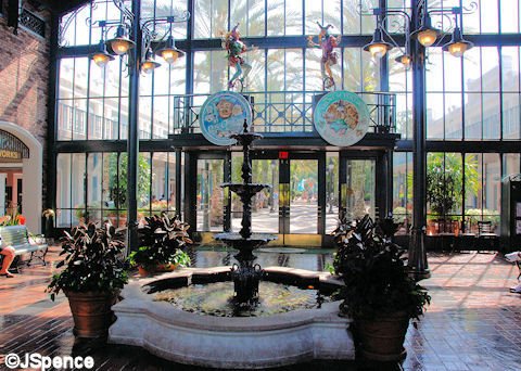 Lobby and Fountain