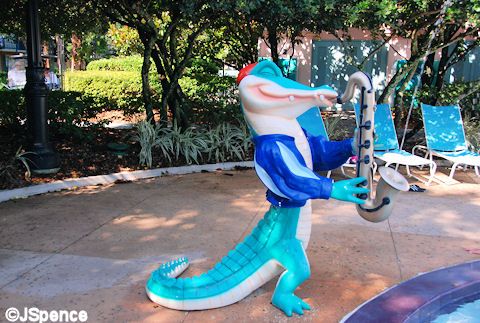 Gator with Sax