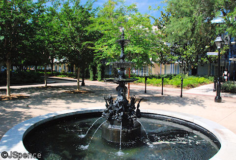 Fountain and Courtyard