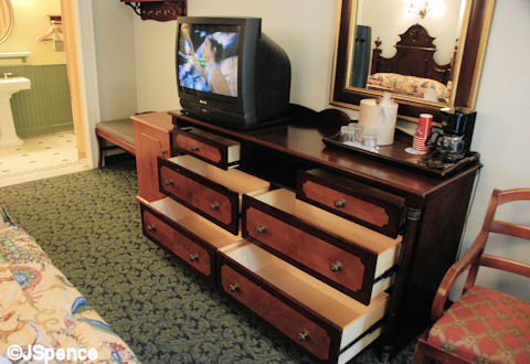 Chest of Drawers and TV