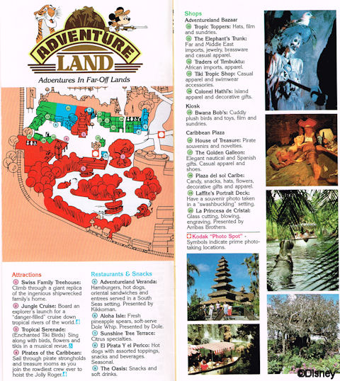Disney 2000 Islands Of Adventure Fold Out Guide Map - Grinchmas Brochure