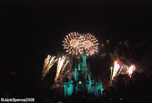 Mickey's Not So Scary Halloween Party Happy HalloWishes Fireworks