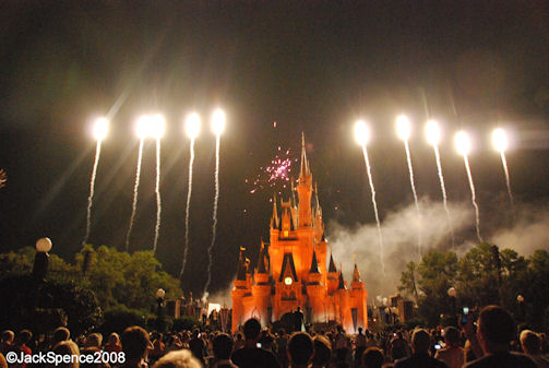 Mickey's Not So Scary Halloween Party Happy HalloWishes Fireworks