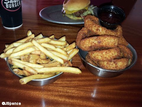 Shula Burger Fries and Onion Rings