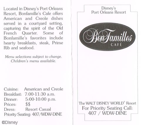 Bonfamille's CafÃ©