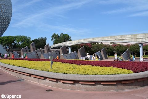 Epcot Flowerbed