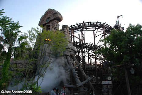 Raging Spirits Roller Coaster Lost River Delta Tokyo DisneySea