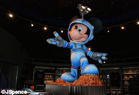 Mickey at Mission Space Cargo Bay