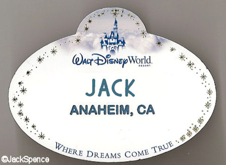 ! DISNEY CAST NAME TAG BADGE IS YOUR NAME ON MY LIST PICK ONE OF 2000