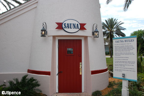 Poolside Sauna