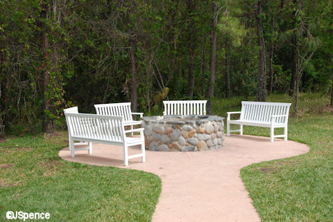 Fire Pit and Benches