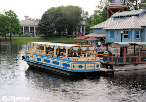 Boat to French Quater and Downtown Disney