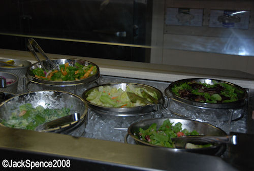 Salad Bar Trails End Lunch Buffet at the Fort Wilderness Campground