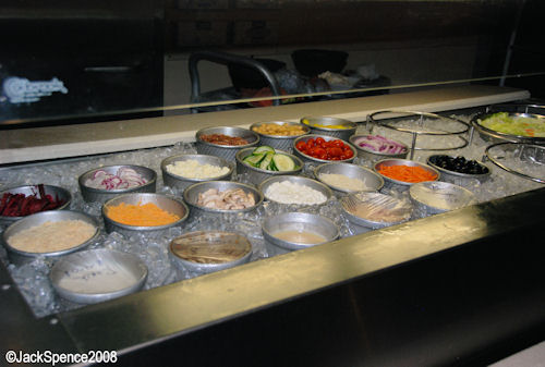 Salad Bar Trails End Lunch Buffet at the Fort Wilderness Campground