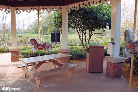 Carousel Barbeque Area
