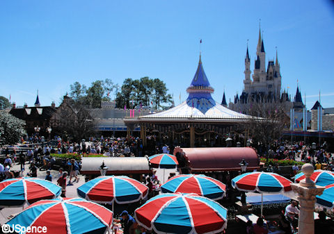 View of Fantasyland