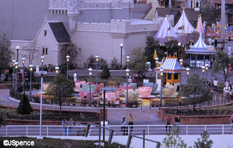 Magic Kingdom Tea Cups without a Roof
