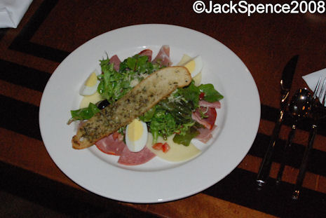 Italian Chef Salad Lunch Entree at the Wave in the Contemporary