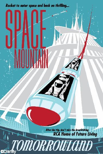 Space Mountain Poster