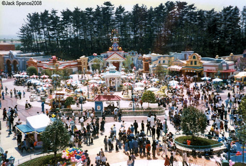 Toontown Tokyo Disneyland Aerial View