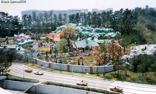 Toontown Tokyo Disneyland Aerial View