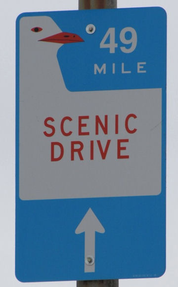49-Mile Scenic Marker