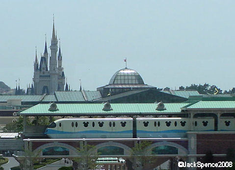 Monorail from MiraCosta or Ambassador hotels to Tokyo Disneyland Station 