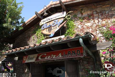 The Road to Cars Land - Blue Sky Cellar