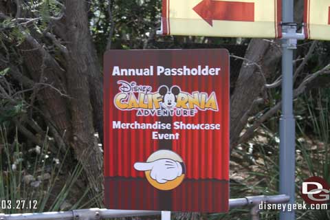 DCA Merchandise Showcase Event and Radiator Springs Racers Testing