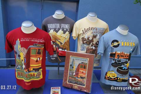 DCA Merchandise Showcase Event and Radiator Springs Racers Testing