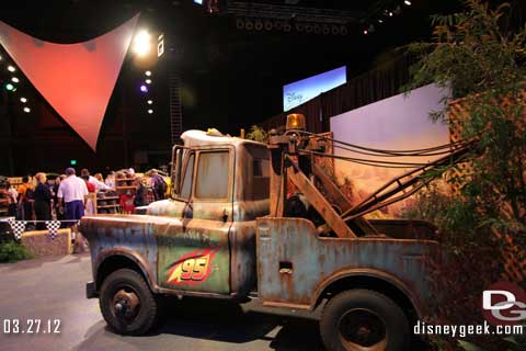 DCA Merchandise Showcase Event and Radiator Springs Racers Testing