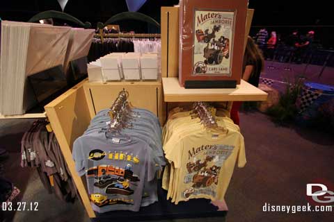 DCA Merchandise Showcase Event and Radiator Springs Racers Testing