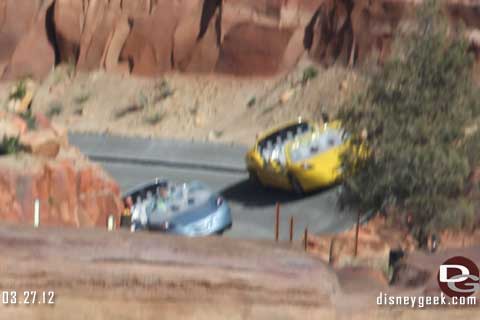 DCA Merchandise Showcase Event and Radiator Springs Racers Testing