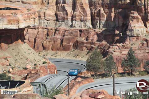DCA Merchandise Showcase Event and Radiator Springs Racers Testing