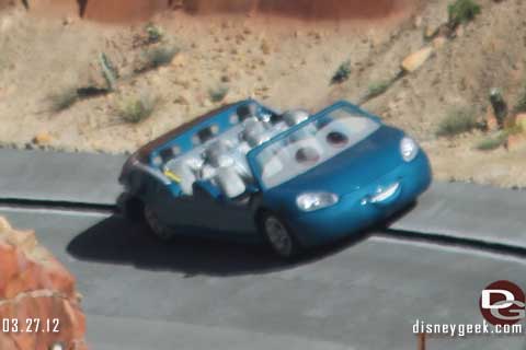 DCA Merchandise Showcase Event and Radiator Springs Racers Testing