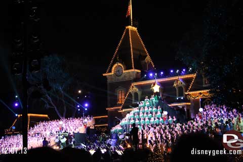 Disneyland Candlelight Processional 2013